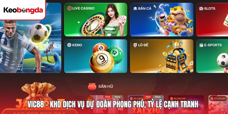 Vic88 - Kho Dịch Vụ Dự Đoán Phong Phú, Tỷ Lệ Cạnh Tranh